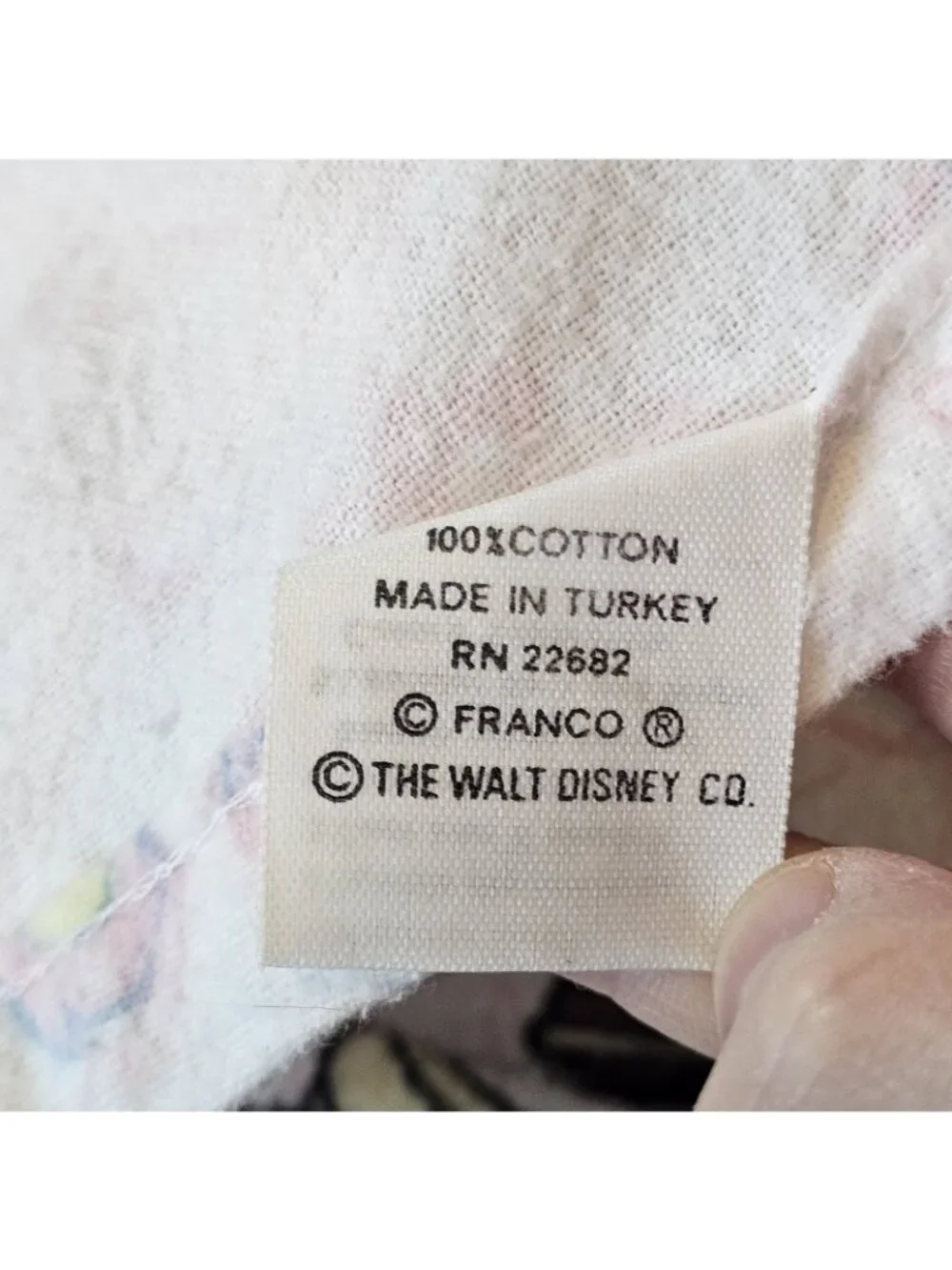 VTG Beauty‎ And The Beast Flannel Sheets Twin Set Cotton Fitted Flat READ